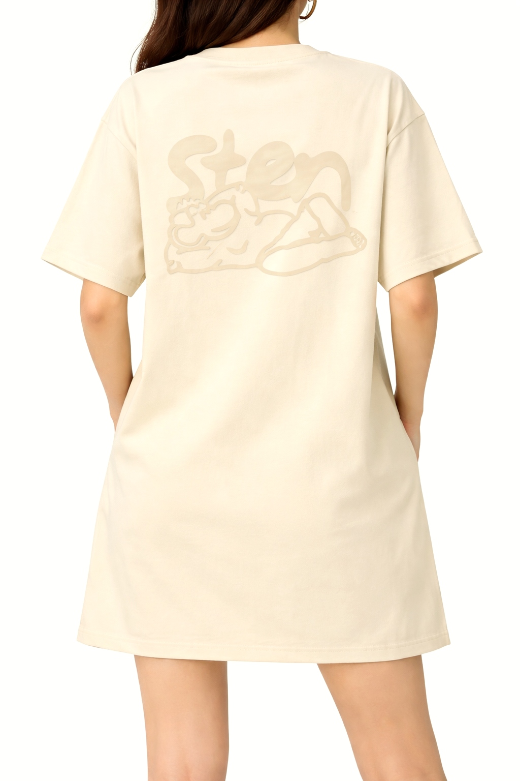 STEN - T-SHIRT ROBE AMINA