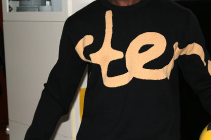 PULL PRINCE DE LA VILLE NOIR/BEIGE