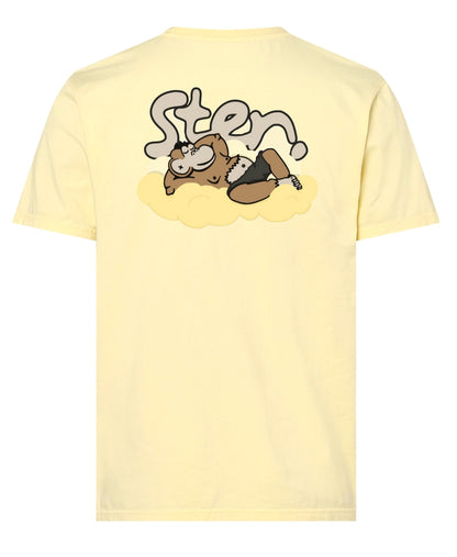 T-Shirt MR STEN à col rond JAUNE