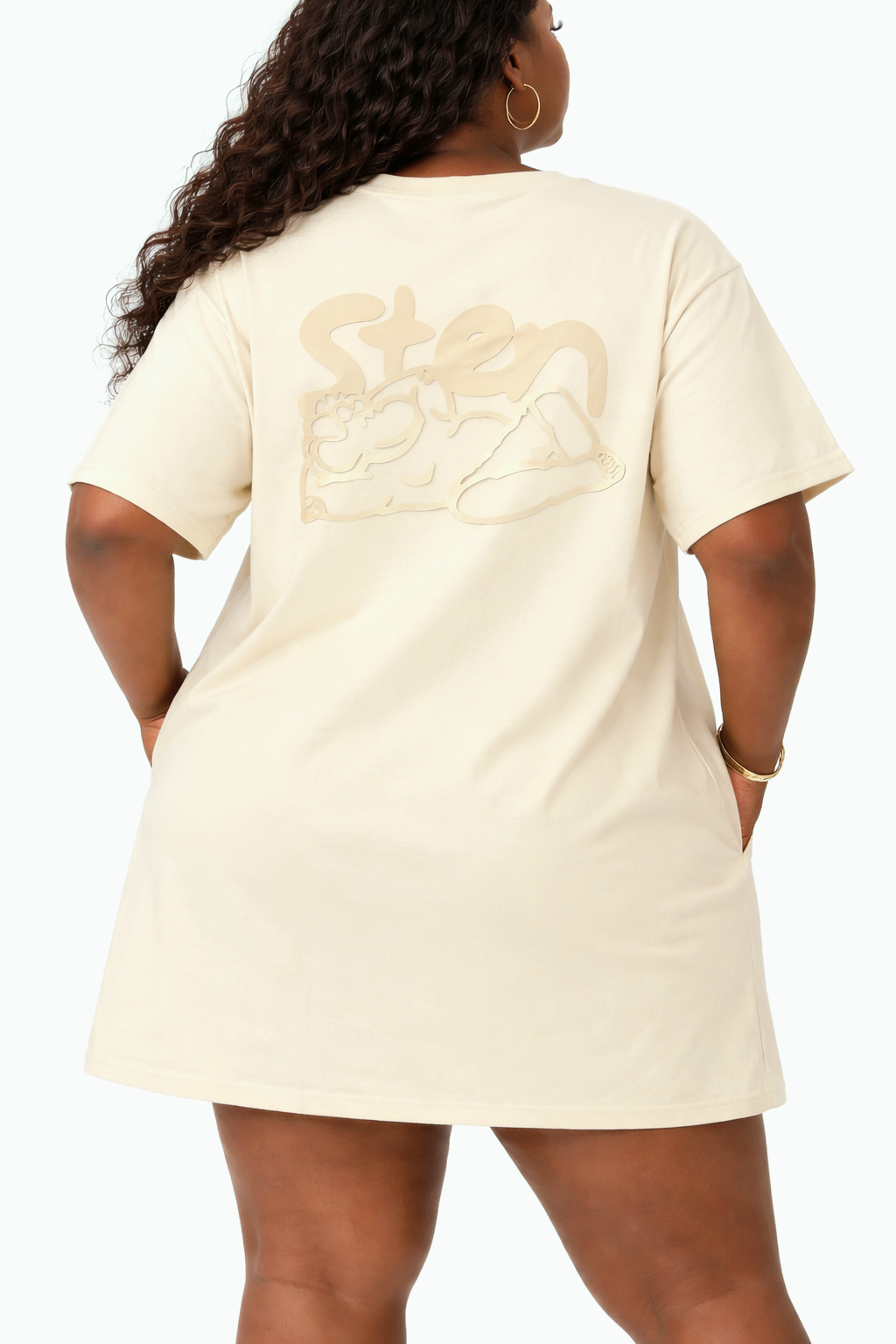 STEN - T-SHIRT ROBE AMINA