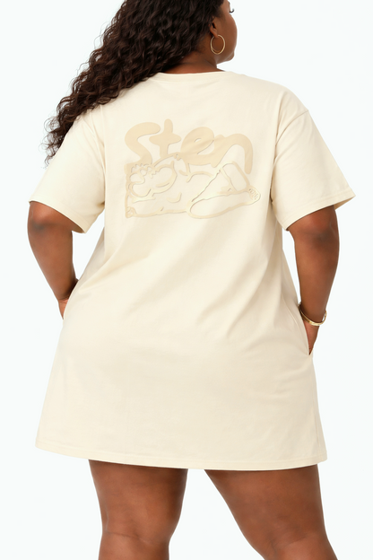 STEN - T-SHIRT ROBE AMINA